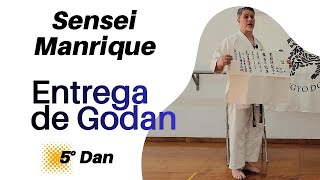 Santiago Manrique Sensei💎 Entrega de su Godan 5° Dan Entrevista.