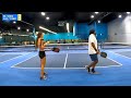 fun 4.5 women s vs mixed pickleball ft. trick shots good vibes only