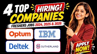 🚨 Latest IT Jobs 2024–2026 | IBM Mass Hiring Drive | Sutherland Direct Test Hiring
