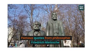 Famous quotes from philosopher Friedrich Nietzsche