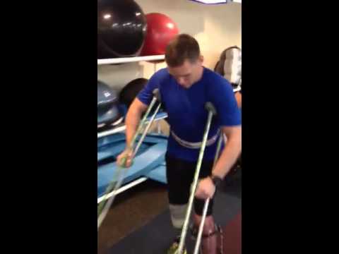 Injured soldier Eric Hunter walks again 7 months after losing his leg from stepping on bomb Injured soldier Eric Hunter walks again 7 months after losing his leg from stepping on bomb