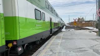 GO Train Departing Etobicoke North Station