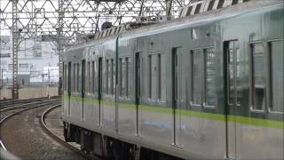 京阪電車＊＊＊９/１５　朝の６０１４編成君