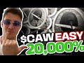 CROW WITH KNIFE COIN IS ONLY WARMING UP!!! $CAW EASY 20,000% RETURN!