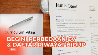 CV dan Daftar Riwayat Hidup Berbeda, Begini Penjelasannya