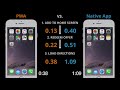 progressive web app vs. native app