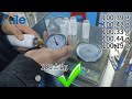 filling accuracy test aile semi automatic bag on valve spray bov aerosol filling machine