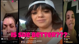 Right Cheek IG Live! She Appears Healthy \u0026 Sober! Is She Better?