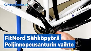 Vinkit FitNord Sähköpyörän poljinnopeusanturin vaihtoon