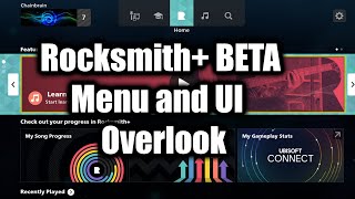 ROCKSMITH+ UI and Menu Overview | New Rocksmith 2021 BETA