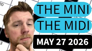 This puzzle is all about U! - NYT Mini and NYT Midi Crosswords (May 27 2026)