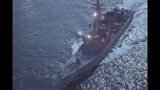 海上自衛隊in来島海峡　夜の帝王シリーズ　護衛艦あけぼの