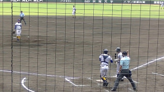 2017　高校野球　熊本　ＲＫＫ旗　文徳　松永選手　同点タイムリー