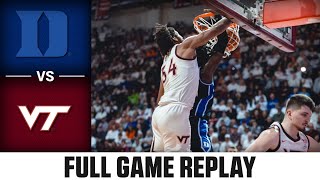Duke vs. Virginia Tech  Game Replay | 2023-24 ACC Men’s Basketball