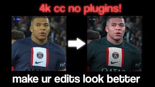 HOW TO GET A 4K CC WITH NO PLUGINS ON AFTER EFFECTS 🔥
