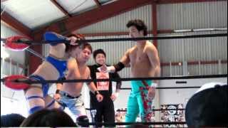 2013年1月20日　ダブプロレス道場マッチ4