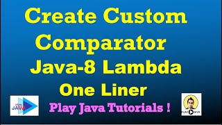 Custom Comparator Lambda Expression | Comparator Java 8 | Comparator thenComaring Multiple Fields
