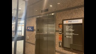 Amazing! 1991 Montgomery Vector Traction Elevator @ PNC Bank Building - Bloomington, IL