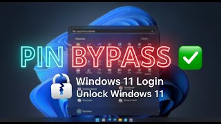 [Fixed] ✔️ Bypass Windows 11 PIN for Local and Remove Microsoft Password Login