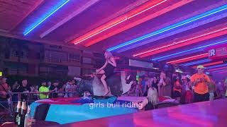 bull riding highlights tonight 🤪 #benidorm #spain #walking #benidormbeach #bullriding #bullridinghi