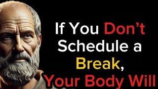 If You Don’t Schedule a Break, Your Body Will Do It for You (and It Won’t Be Convenient)