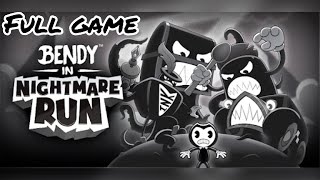 Bendy In Nightmare Run  Game Walkthrough (All Bosses & Acts)