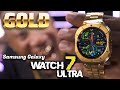 Gold Samsung Galaxy Watch 7 Ultra