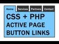 Active Page Link Button Highlight Tutorial