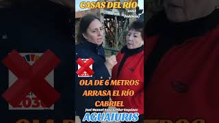 ☠️💦OLA DE 6 METROS EN CASAS DEL RÍO (VALENCIA).💦☠️