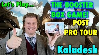 MTG - Let's Play The Booster Box Game! Post Pro Tour Kaladesh! Magic: The Gathering Opening!