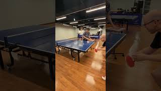 回転をかける感覚をつかむ練習　#卓球 #tabletennis ＃バックハンド