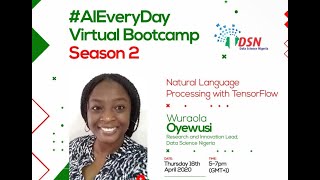 Natural Language Processing with TensorFlow by Wuraola Oyewusi -Data Science Nigeria