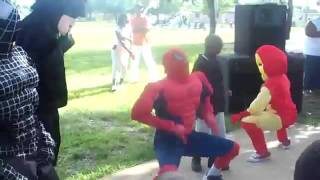 Ghetto Birthday Party: Spiderman Breaks It Down
