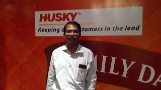 Mr Rajasekar HR Manager from Husky testimonial about Anchors Nandhini and Thamizharasan