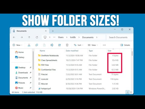 How to Make File Explorer Show Folder Sizes in Windows