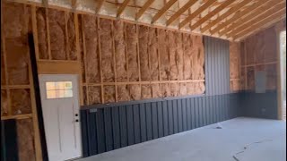 Spray foam, fiberglass and metal panels update