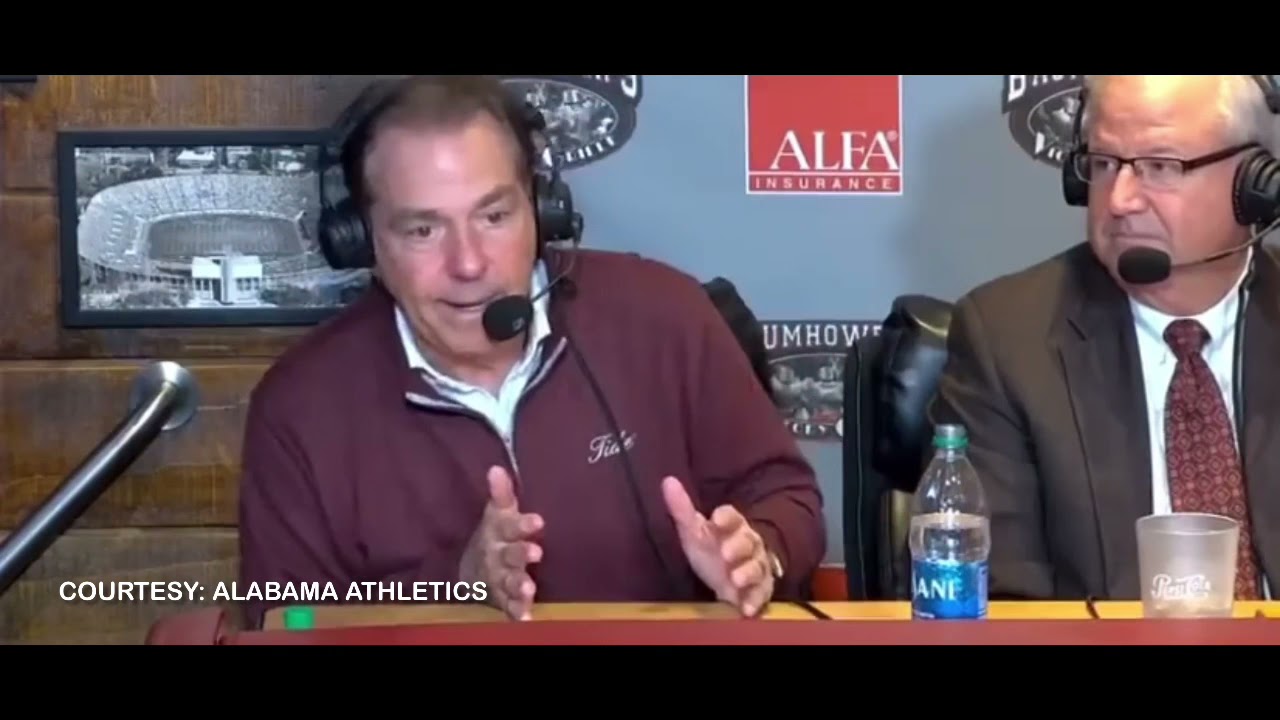 Nick Saban Rant His Coach’s Show - YouTube