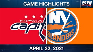 NHL Game Highlights | Capitals vs. Islanders – Apr. 22, 2021