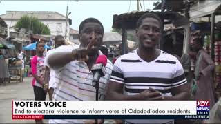 End to electoral violence to inform votes of Odododiodoo residents -  Election Brief (11-9-20)