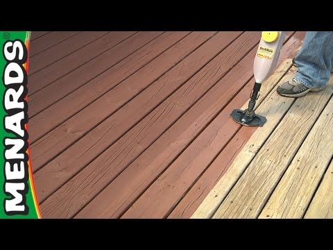 Refinish A Deck - How To - Menards Refinish A Deck - How To - Menards