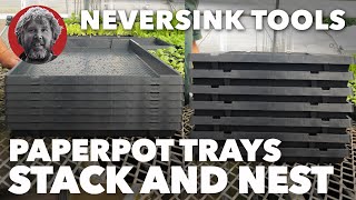 Paperpot / Microgreen Trays that Stack and Nest