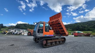 Gebrauchte Baumaschinen Occasione in der Schweiz  Raupenkipper Hitachi EG110R kaufen 🚜💪 Raupendumper