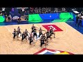 New Zealand Tall Blacks performs the Haka vs. Team USA in the 2023 FIBA World Cup.