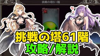 【キングスレイド】装備が大事！挑戦の塔61階 攻略/解説【キンスレ】