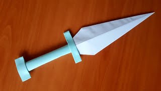 How to make PAPER KNIFE / Origami Knife