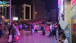 Dubai Bur Dubai "Nightlife": Khalid Bin Al Waleed Rd & Al Karama (4K/60fps-UHD)