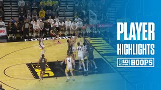 Josh Dix Highlights vs. Purdue | Iowa Basketball | 02/04/2025