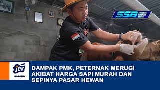 KOTA MADIUN - Dampak PMK, Peternak Merugi Akibat Harga Sapi Murah Dan Sepinya Pasar Hewan