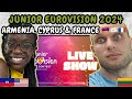 REACTION TO Junior Eurovision 2024 - Armenia 🇦🇲, Cyprus 🇨🇾 & France 🇫🇷 | FIRST TIME WATCHING