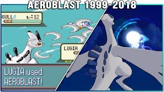 Evolution of Lugia's Aeroblast - Pokémon Moves (1999-2018)